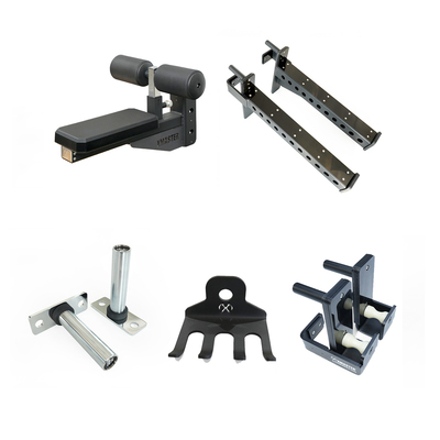 XMASTER深蹲架炮筒地雷架挂钩保护臂飞鸟史密斯配件训练架综合架