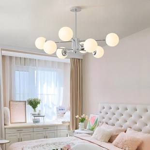 阿黎设计师包豪斯客厅吊灯饰北欧轻奢中古魔豆分子灯餐厅卧室灯具