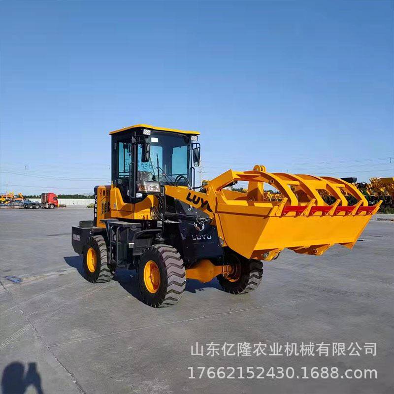 农用940砂石粮食抓木机 养殖场垃圾铲车 四驱工地矮脚虎装载机