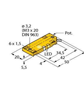 原装正品图尔克PNP接近开关BC10-QF5.5-AP6X2电容式传感器
