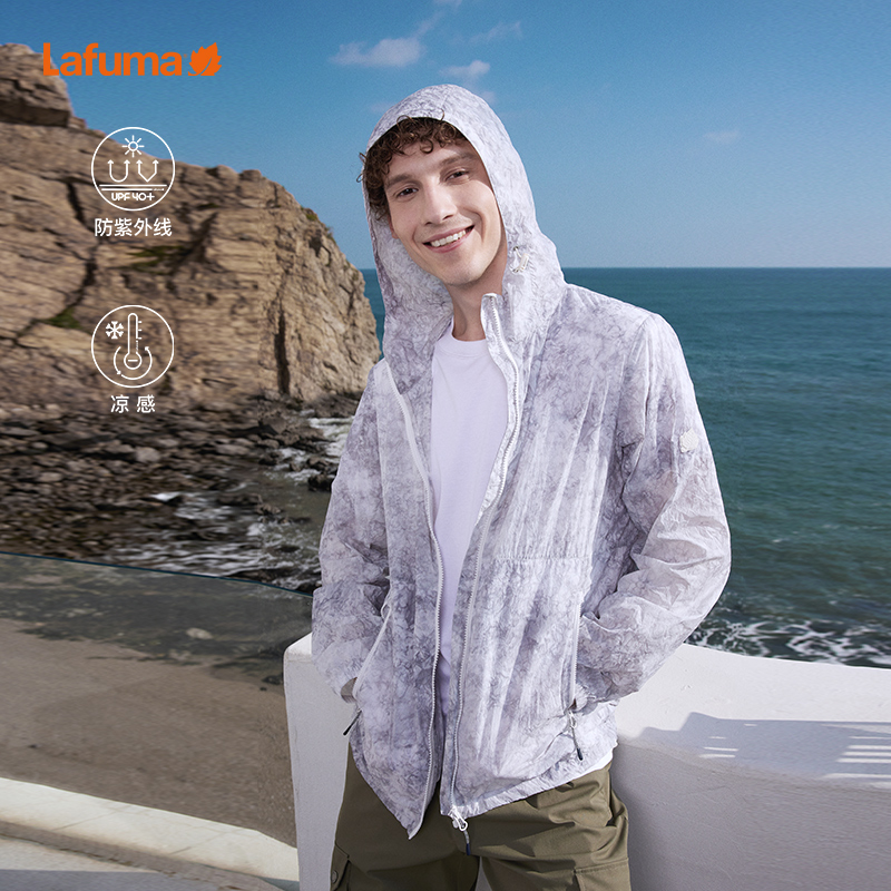 LAFUMA乐飞叶2022春夏UPF40+防紫外线透气防晒衣男外套LMJA2BP31