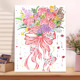 唯美花束玫瑰花DIY数字油画手工绘填充涂色高级感郁金香礼物装 饰