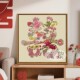 繁花双喜字结婚DIY数字油画填充涂色送新人订新婚手工礼物装 饰画