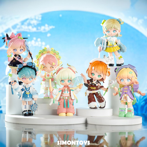 【SIMONTOYS】糖娜东方序曲系列新中式PVC潮玩盲盒手办摆件玩具