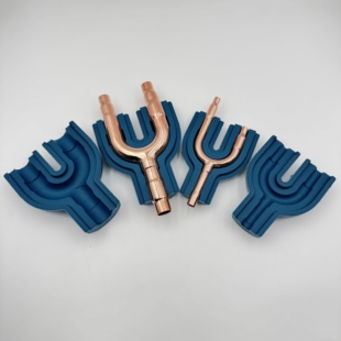 美的中央空调分歧管保温套分支器蓝色保温棉套(适配原装分歧管)