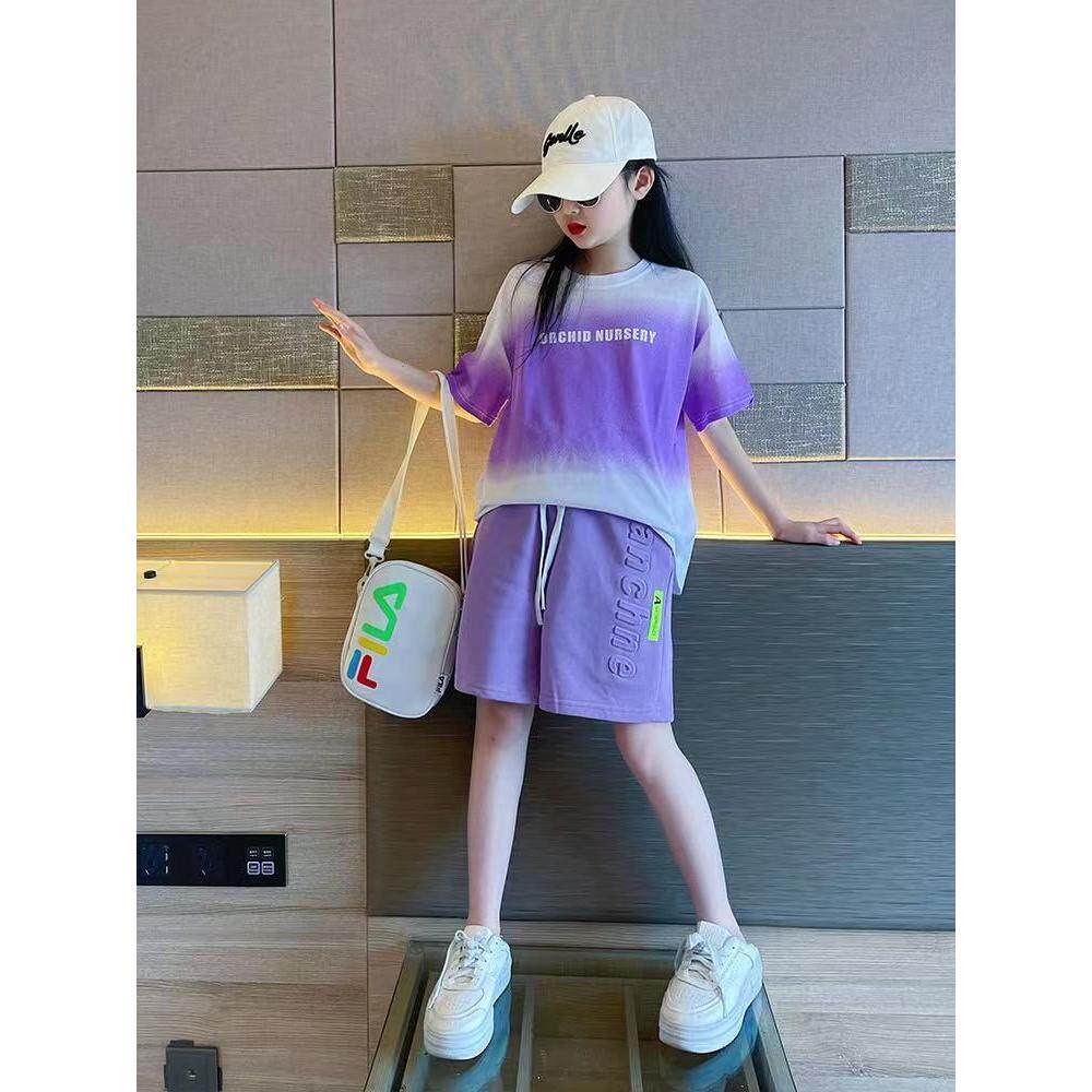 原版质量套装夏季儿童装短裤两件套速干篮球服夏装中大童薄款衣服