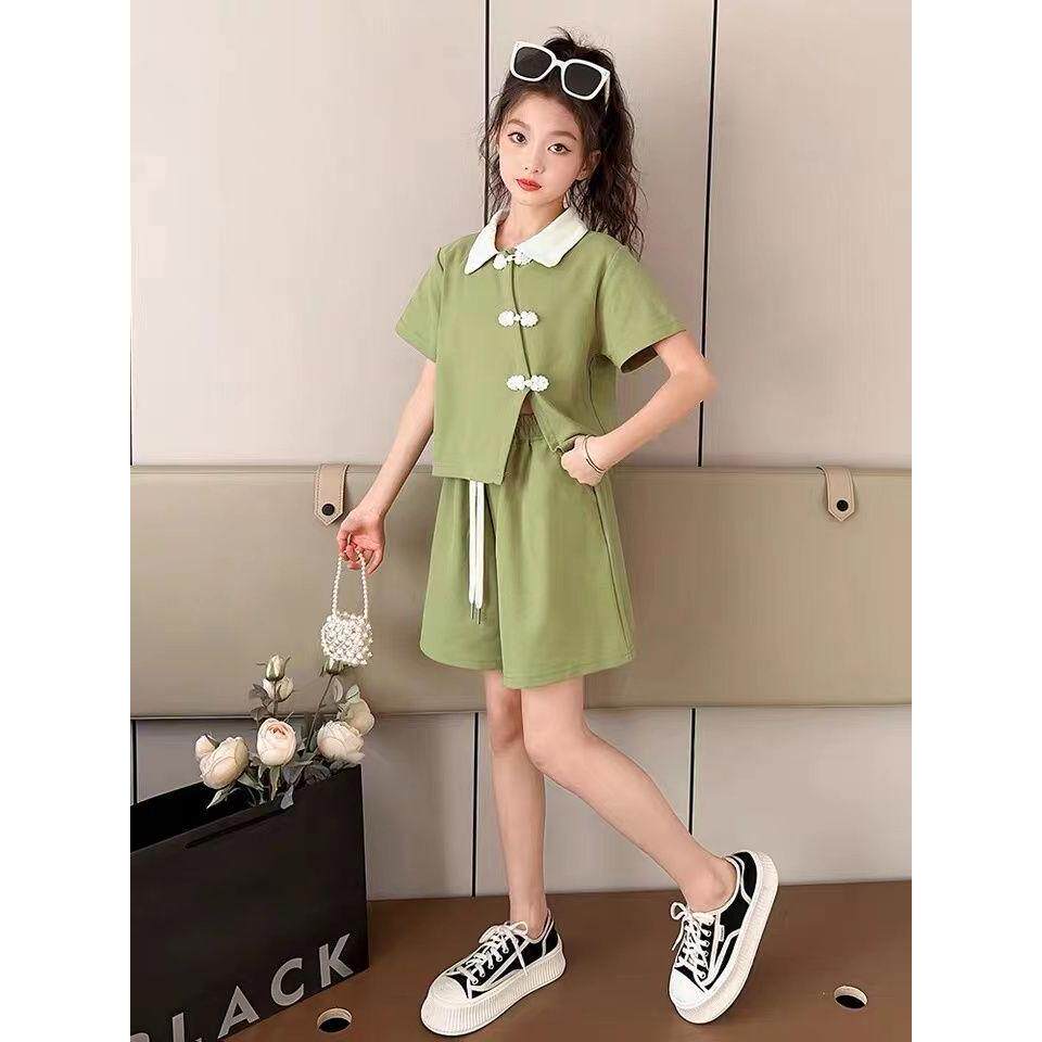 全棉质量套装夏季儿童装短裤两件套速干篮球服夏装中大童薄款衣服