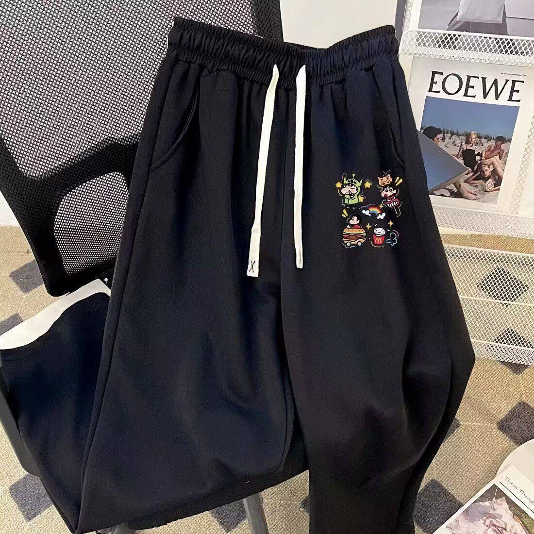 儿童春秋款裤子男童汪汪队运动裤男孩春装宽松卫裤小童队童装