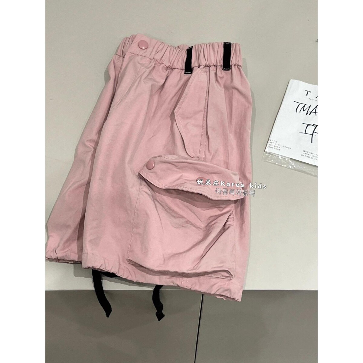 童装时尚男孩工装裤夏季洋气薄款2025儿童五分裤中大童女童短裤