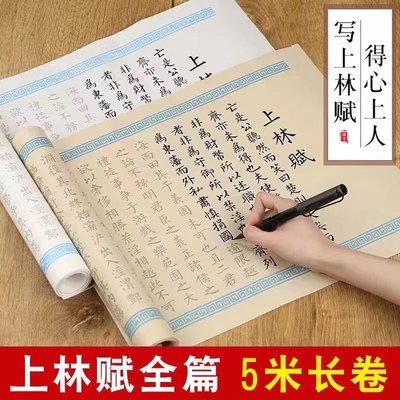 御宝阁上林赋长卷全篇临摹卷轴五米手抄司马相如小楷毛笔书法字帖