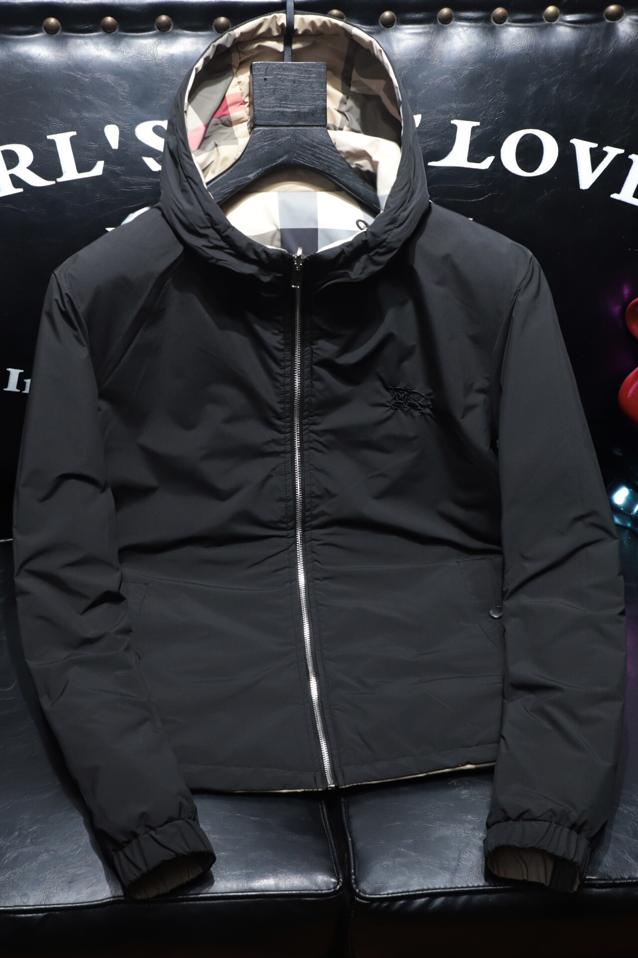 冬季欧货高端新款羽绒棉棉衣时尚双面穿连帽棉服D316-2310-P185,男装棉衣,电商D316