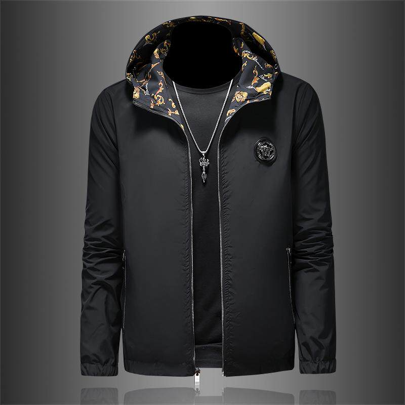 2025年春季新款印花连帽夹克男士双面穿带帽衣服上衣JK2513-P155，商品下架区商品下架区，电商D316