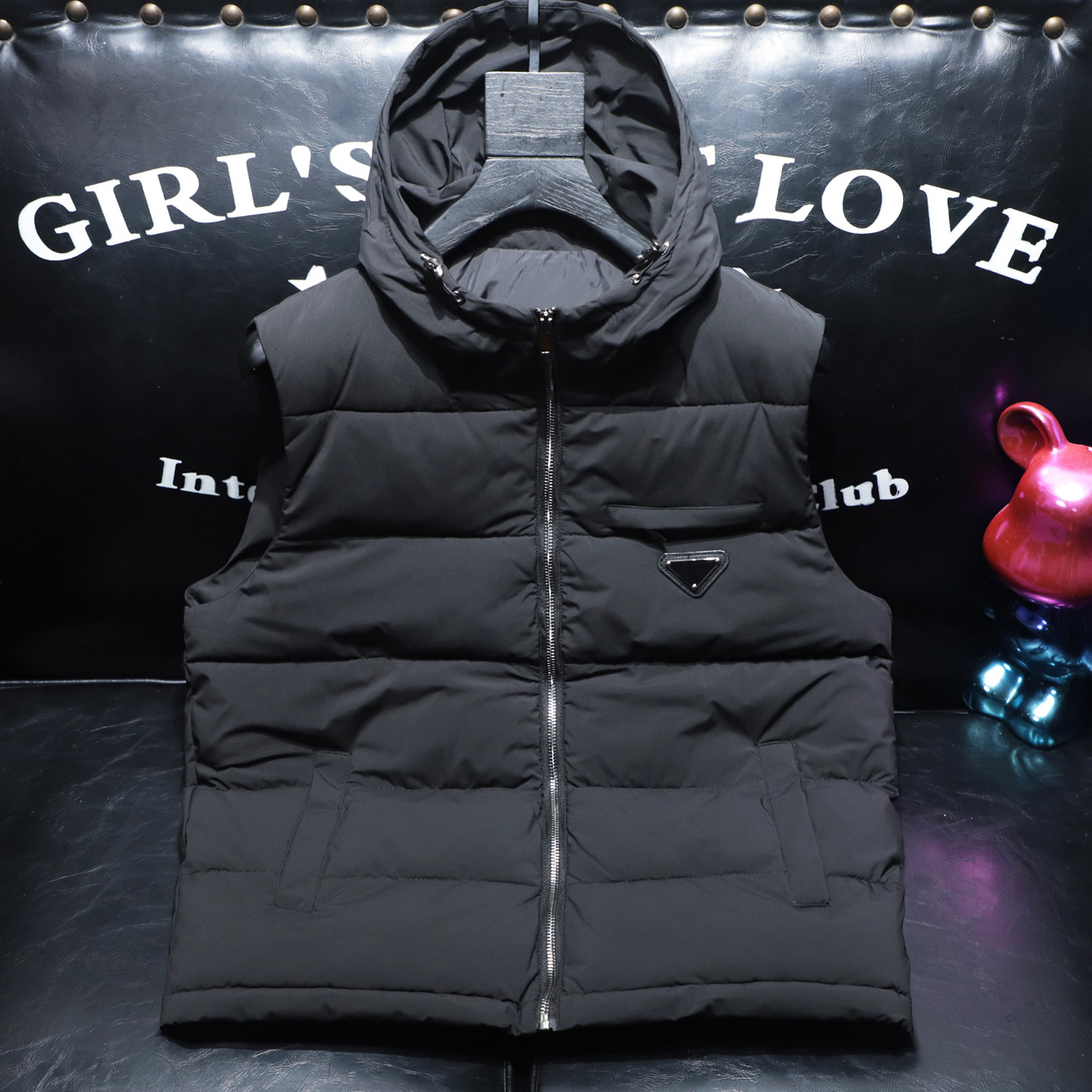 2025秋冬新款男士高端品质连帽棉服马甲D316-5502-P135,男装棉衣,电商D316