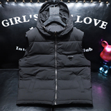 2025秋冬新款男士高端品质连帽棉服马甲D316-5502-P135，男装棉衣，电商D316