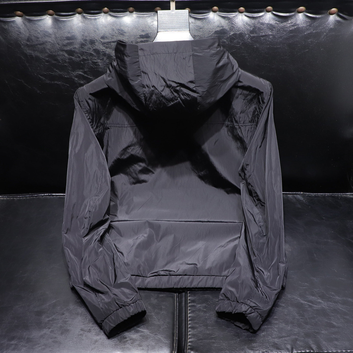 秋冬欧货连帽外套男新款机车骑士百搭纯色拉链夹克JK2571-P145,男装夹克,电商D316