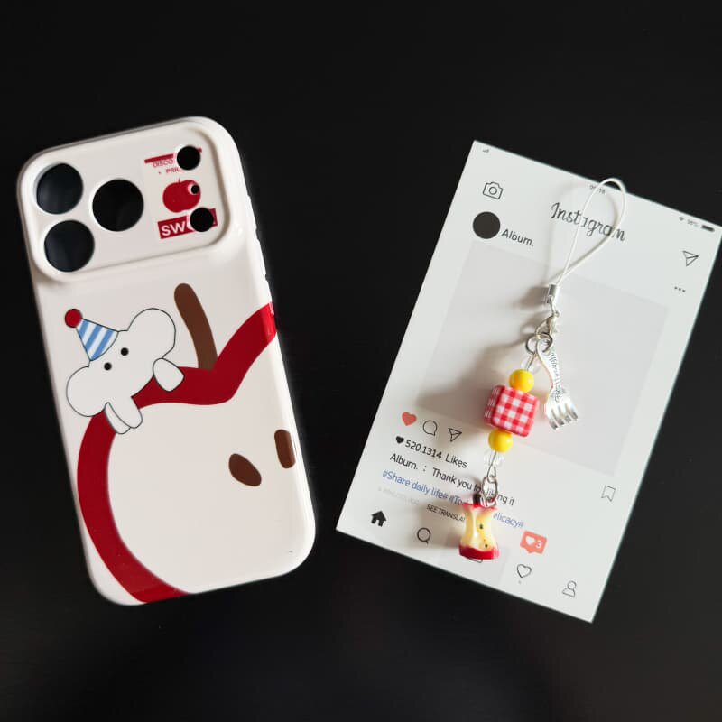 苹果小象适用苹果17promax菲林手机壳iPhone16全包软壳华为P80小米VIVOX300荣耀一加OPPO韩版ins风保护套韩系