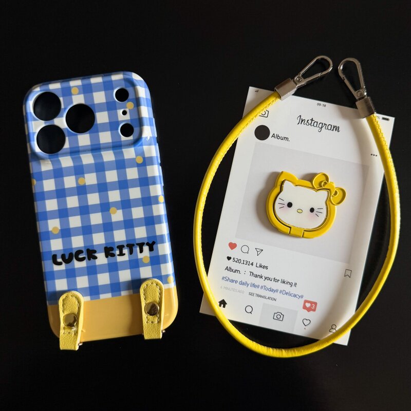 蓝格KT适用苹果17promax菲林手机壳iPhone16全包软壳华为P80小米VIVOX300荣耀一加OPPO韩版ins风保护套小众