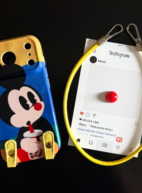 奶茶米奇适用苹果17promax菲林手机壳iPhone16全包软壳华为P80小米VIVOX300荣耀一加OPPO韩版ins风保护套可爱