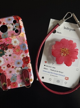 斑斓彩花适用苹果17promax菲林手机壳iPhone16全包软壳华为P80小米VIVOX300荣耀一加OPPO韩版ins风保护套好运