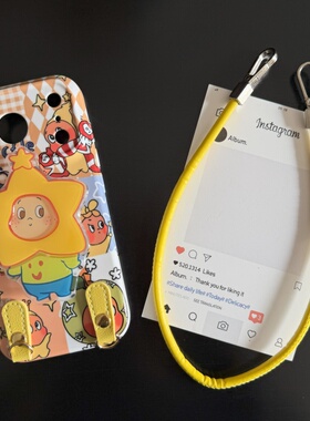 拼接星星人适用苹果17promax菲林手机壳iPhone16全包软壳华为P80小米VIVOX300荣耀一加OPPO韩版ins风保护套