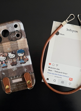 秋日KT适用苹果17promax菲林手机壳iPhone16全包软壳华为P80小米VIVOX300荣耀一加OPPO韩版ins风保护套卡通