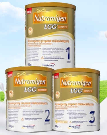 美赞臣安敏健lgg深度水解奶粉无乳糖婴幼儿抗过敏奶粉1-2-3段400g