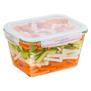 大容量玻璃保鲜盒食品级冰箱专用微波炉加热饭盒泡菜盒腌菜密封盒