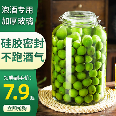 泡酒专用瓶加厚玻璃玻璃容器酒罐