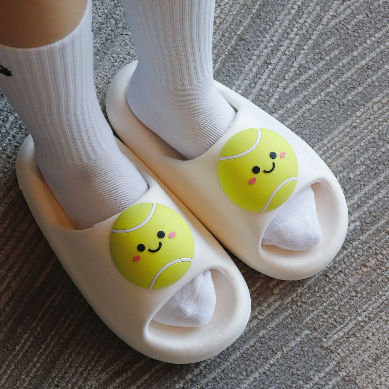 W-ACE网球男女厚底防滑凉拖鞋