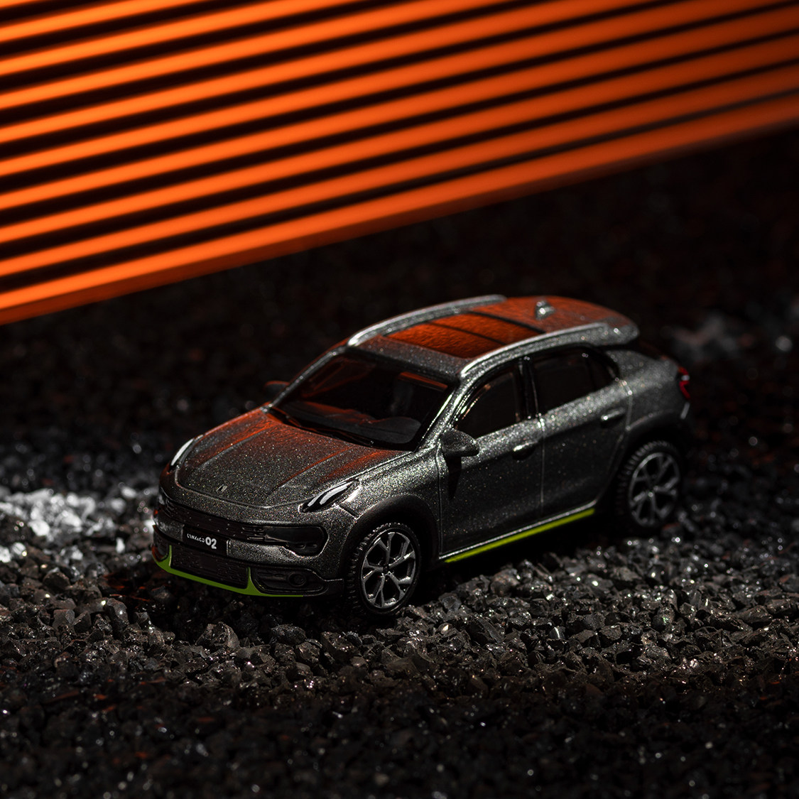 【官方正品】领克02 汽车模型1:64仿真合金儿童玩具收藏摆件送礼