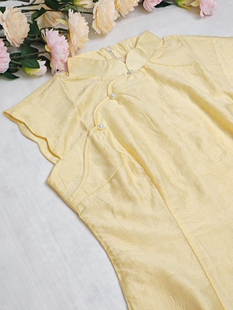 连衣裙国风日常可穿小个子 落萦改良旗袍少女年轻新中式 芒种