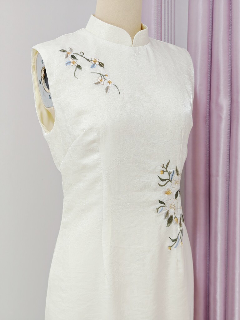 【小杏芙】新中式旗袍改良无袖连衣裙订婚敬酒高端礼服轻奢日常