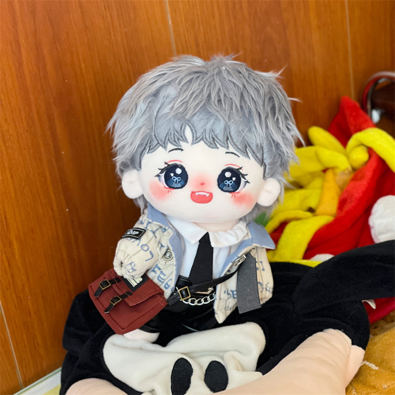 名侦探学院20cm曹恩齐棉花娃娃毛