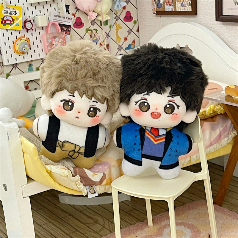 正品10cm印刷海星体棉花娃娃肖战