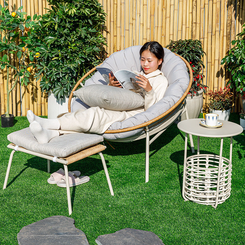 躺椅阳台休闲小桌椅单人靠背可躺可睡懒人沙发椅户外茶几桌椅组合,住宅家具,折叠椅/躺椅,淘宝优惠券,粉丝福利购,淘宝优惠卷