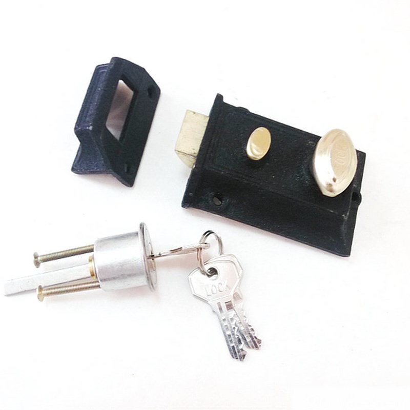 双保险弹子门锁774-A房门锁牛头锁老式门锁室内外木门暗锁