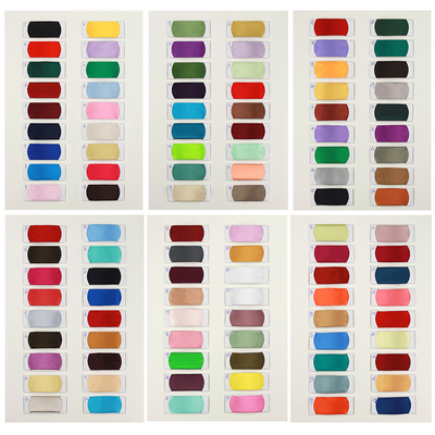 色卡本色丁布料盘扣旗袍包边条通用色样本服装床品面料样品展示册