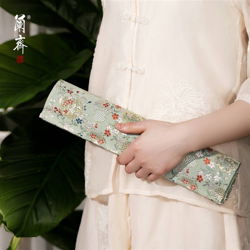 精致纯手工毛笔笔帘高颜值简约大容量国画书法美术便携带收纳袋笔,文具电教/文化用品/商务用品,笔帘,淘宝优惠券,粉丝福利购,淘宝优惠卷