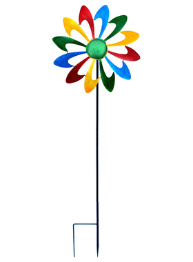 法式花园园艺风车庭院菜地装饰家居饰品户外景观铁艺落地造景摆件