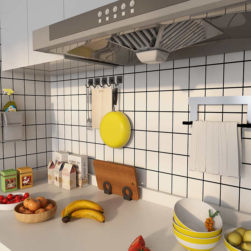 厨房墙面防油贴纸灶台用防火耐高温防水防潮防油污铝箔墙纸自粘,家居饰品,软装墙贴,淘宝优惠券,粉丝福利购,淘宝优惠卷