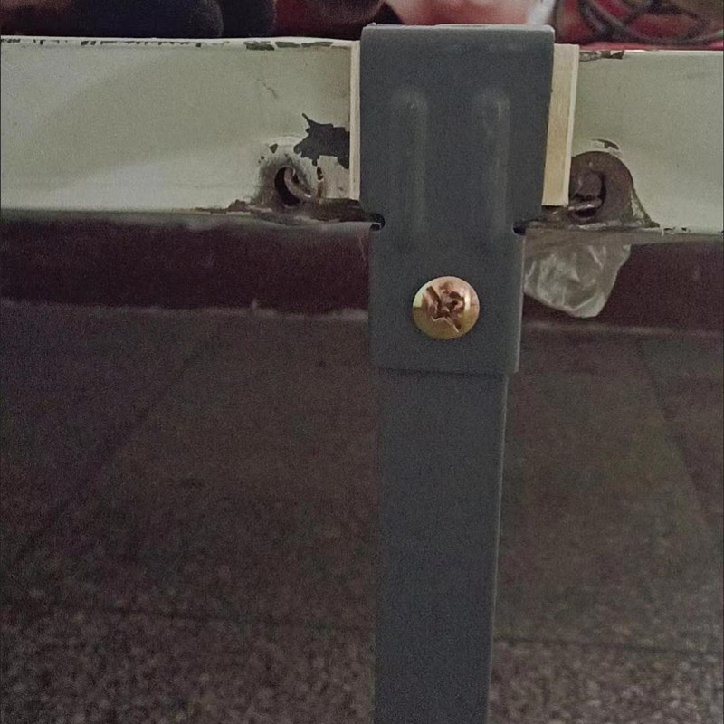 宿舍双层床床脚 铁架床床腿 加厚加固支撑腿 适用排骨架 3X5夹片