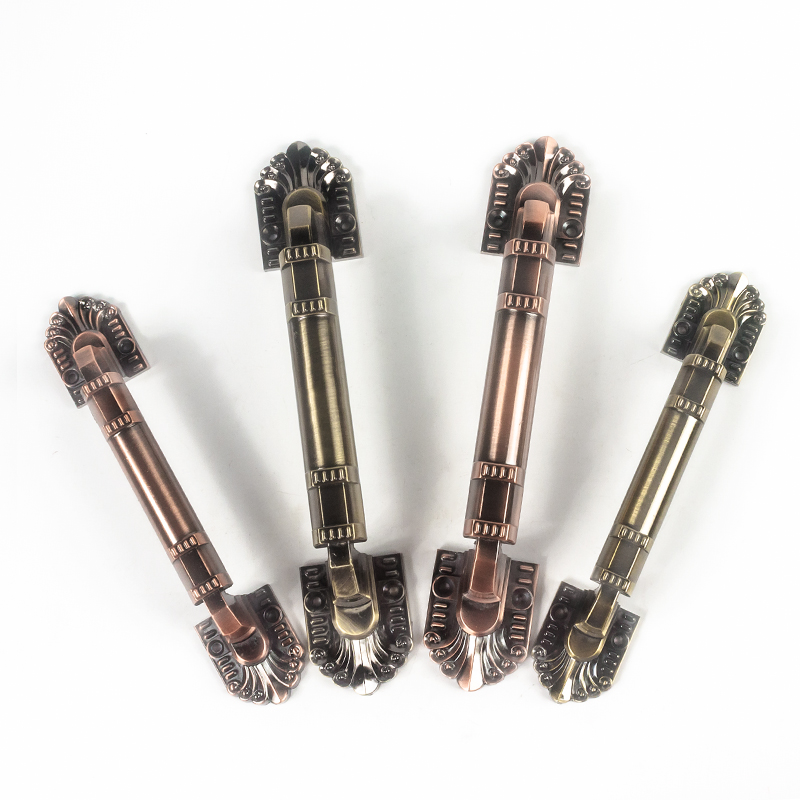 红古铜推拉门明装铁门木门拉手青古铜室内门卧室门把手不带锁老式