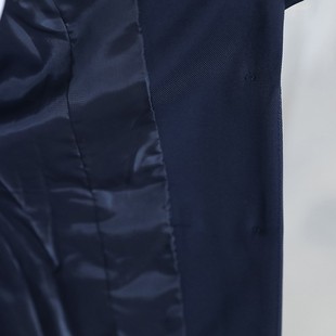 大码藏蓝职业装大学生胖mm面试西服工作服200斤西装外套女套装秋