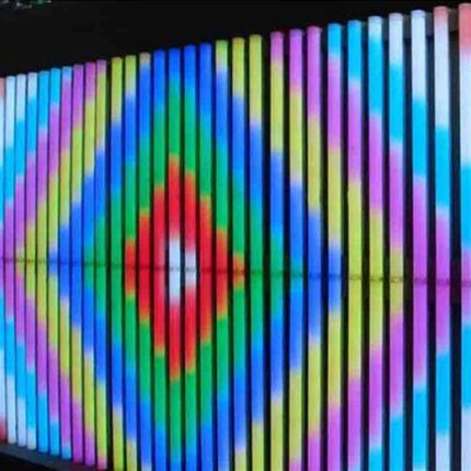 led护栏管数码管铝材线条灯户外防水条形灯广告招牌轮廓彩色灯带