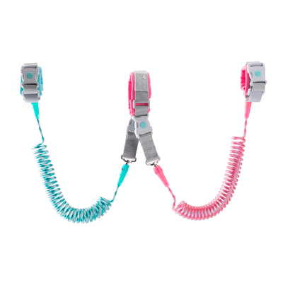 双胞胎防走失带牵引绳儿童宝宝溜娃神器防丢走丢手环遛娃丢失双人