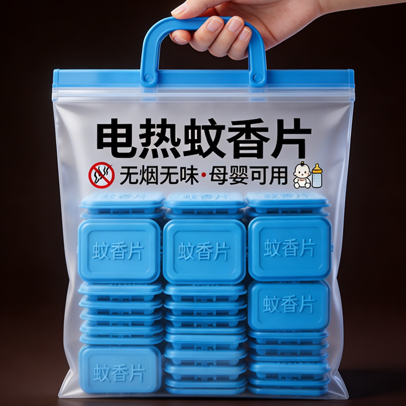 电蚊香片家用插电式加热器驱蚊器灭蚊片婴儿孕妇无味宾馆酒店室内