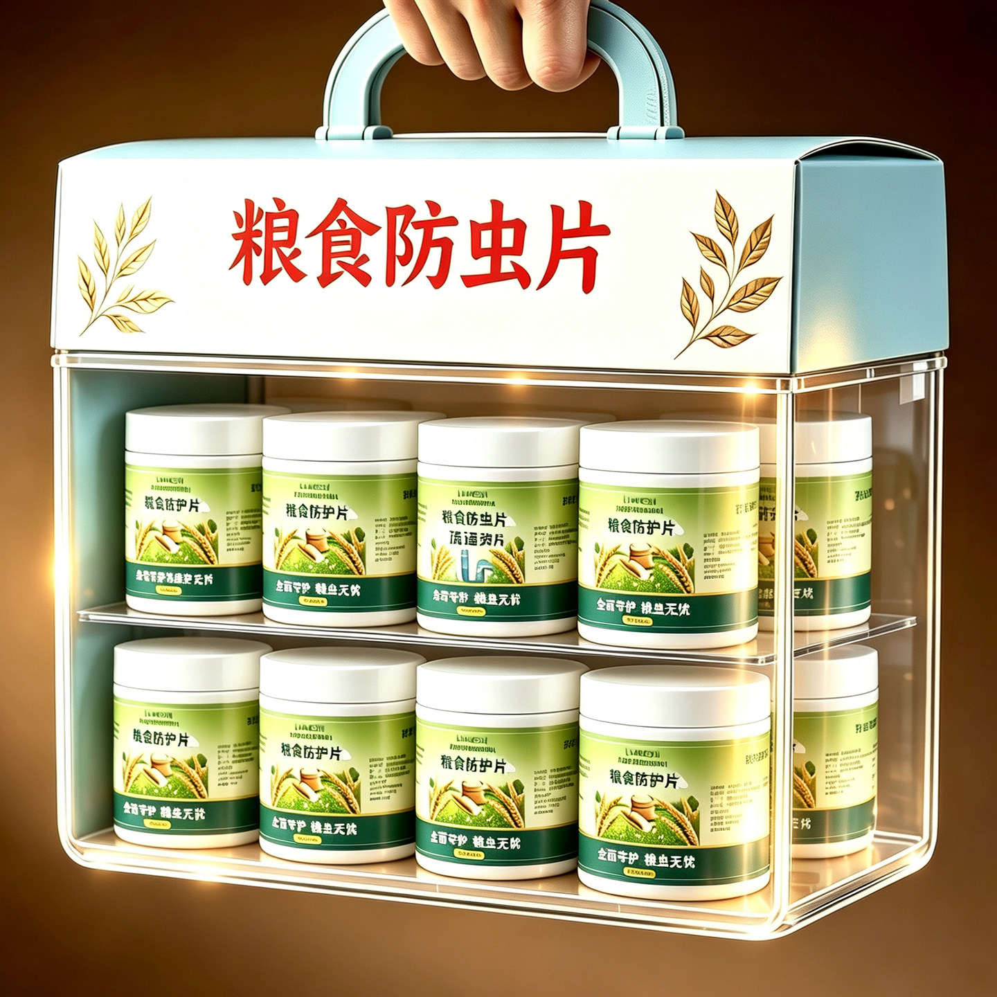 粮食储存防虫片家用仓库除虫药材米虫黄豆干果玉米防潮除味驱虫片