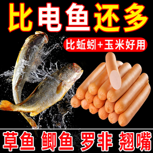 野钓通杀钓鱼火腿鱼饵料鲫鱼鲤鱼草鱼罗非鱼黑坑颗粒窝料鱼食水库