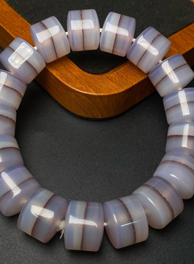 复古天然冰透红色朱砂一线玛瑙老形手串男女玉髓单圈散珠玛瑙手链