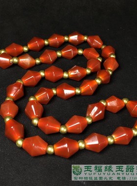 西亚仿古老珠子仿老带风化纹包浆